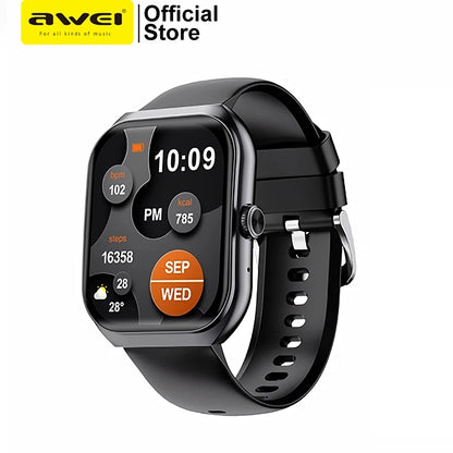Awei H46 AMOLED Bluetooth Calling Smartwatch