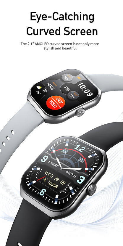 Awei H46 AMOLED Bluetooth Calling Smartwatch
