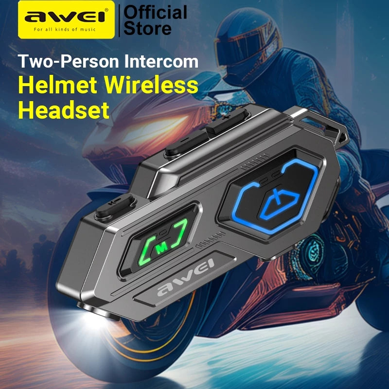 Awei VS-6 Motorcycle Bluetooth Helmet Intercom