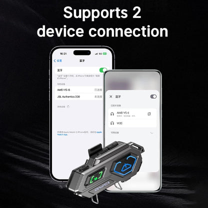 Awei VS-6 Motorcycle Bluetooth Helmet Intercom